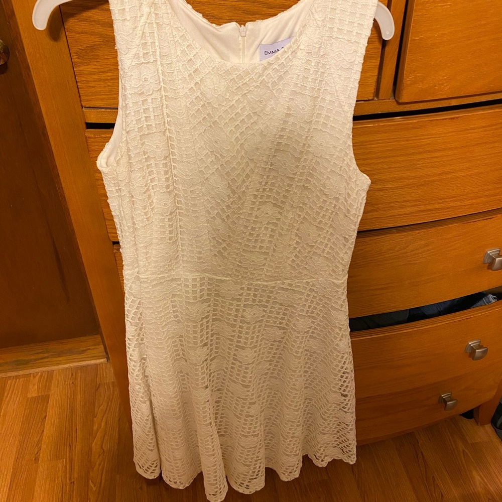 💛White lace dress